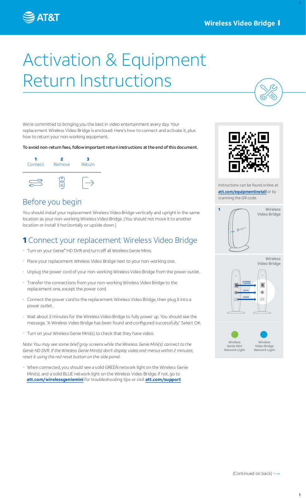 AT&T Activation  Equipment User Manual