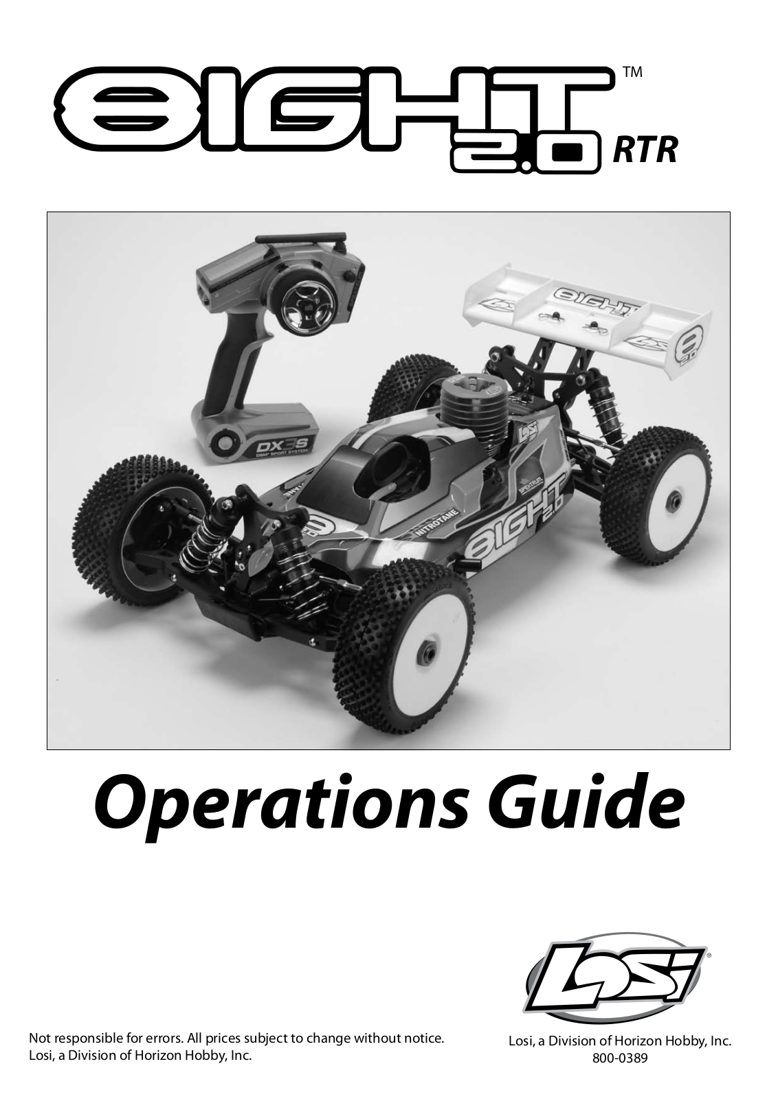 Losi LOSB0084 User Manual