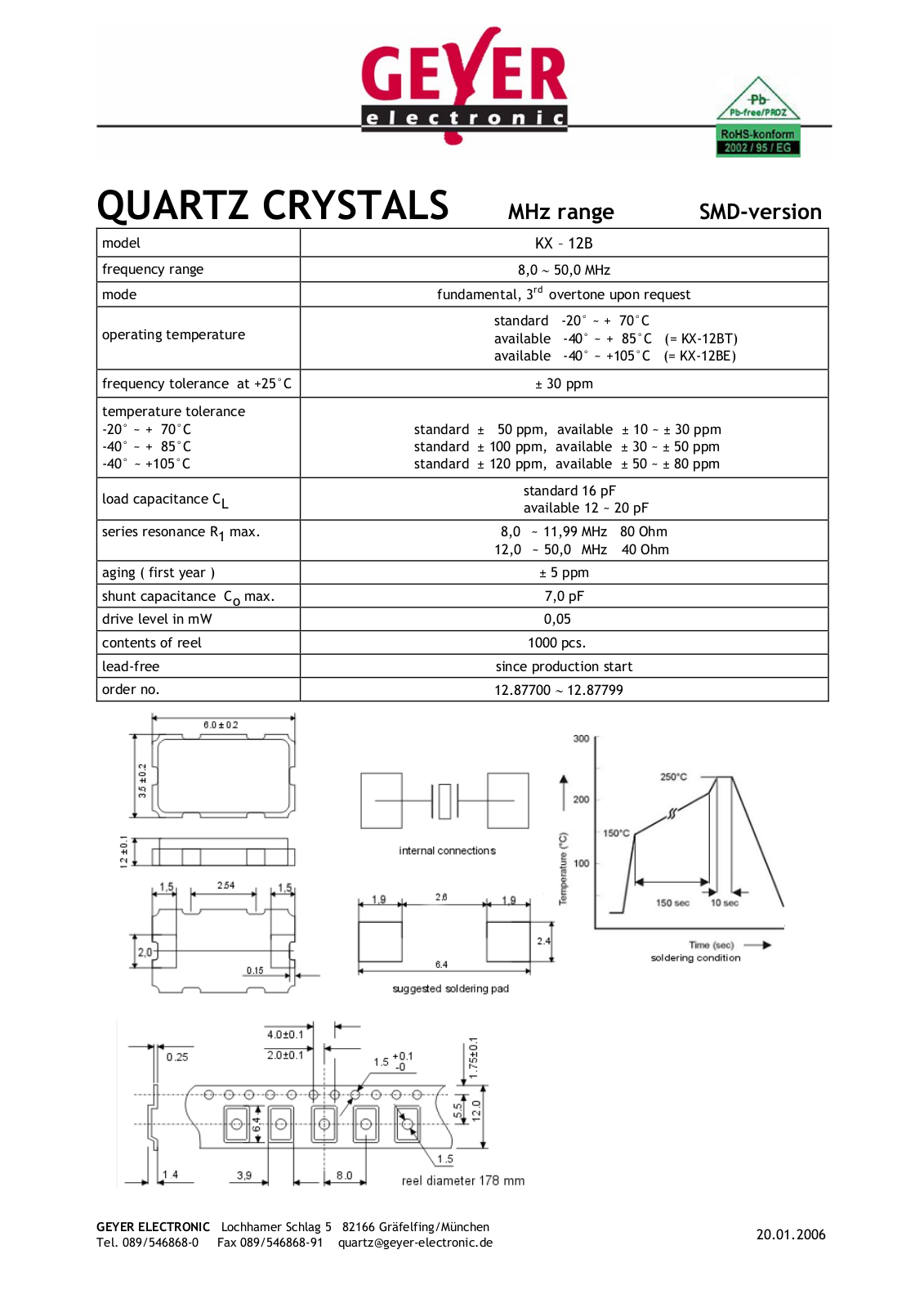 Datasheet KX-12В Datasheet (Rainbow Electronics) - ManualMachine.com
