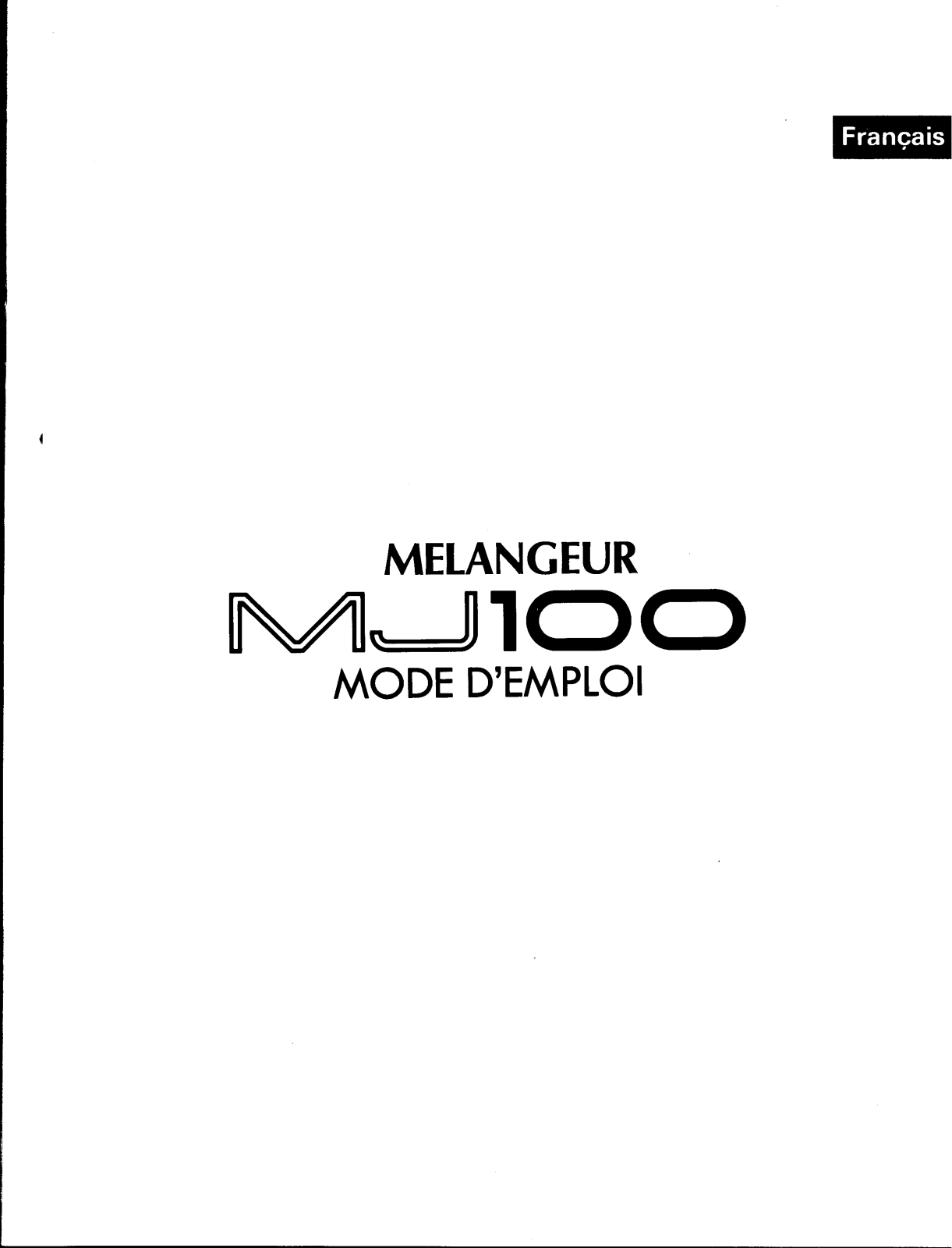 Yamaha MJ100 User Guide