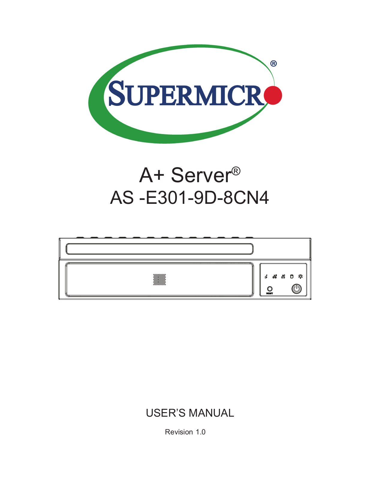 Supermicro A+ Server AS-E301-9D-8CN4 User Manual