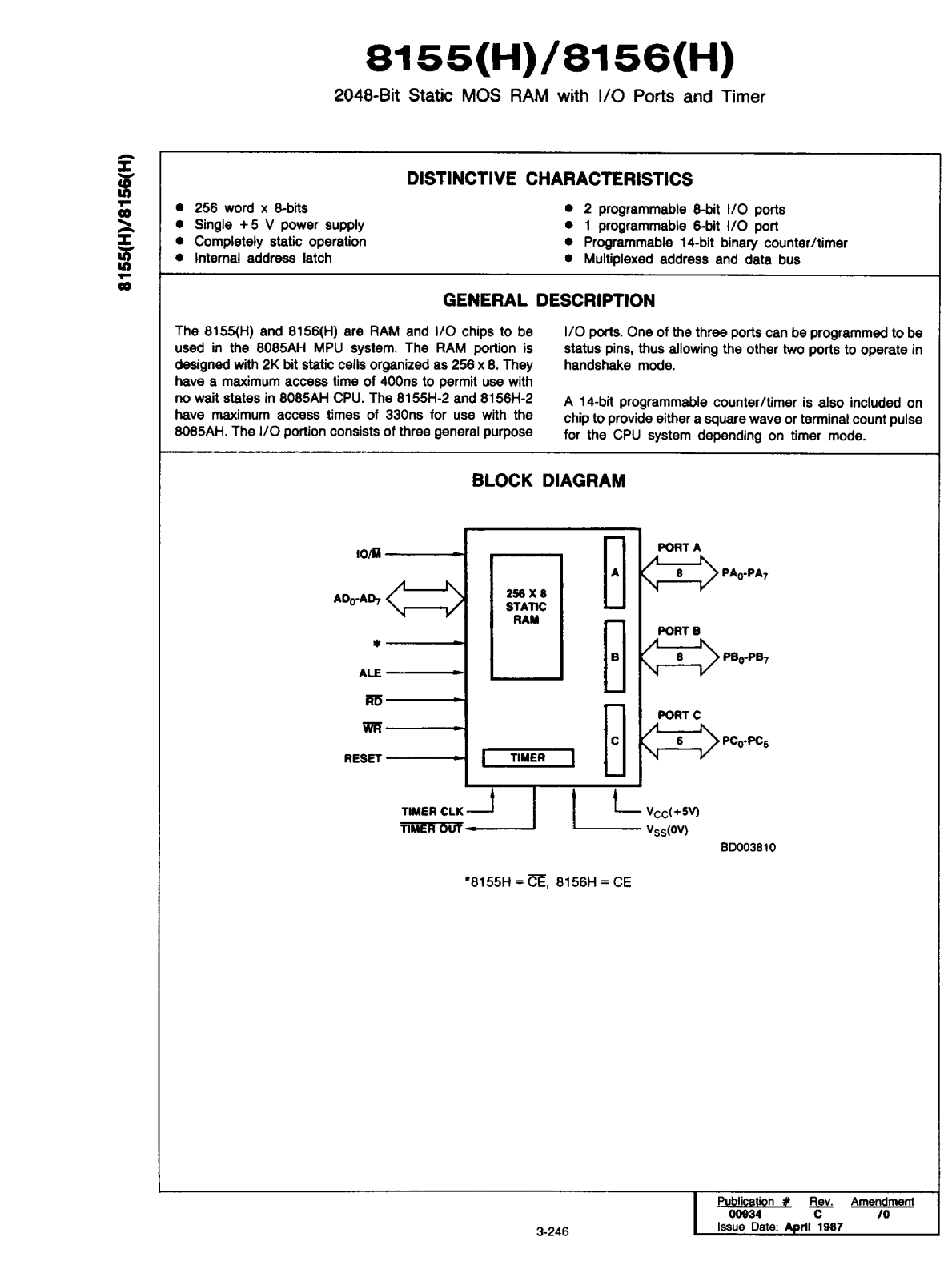 AMD Advanced Micro Devices D8156HB, D8156H-2, D8156H, D8156B, D8156-2B Datasheet