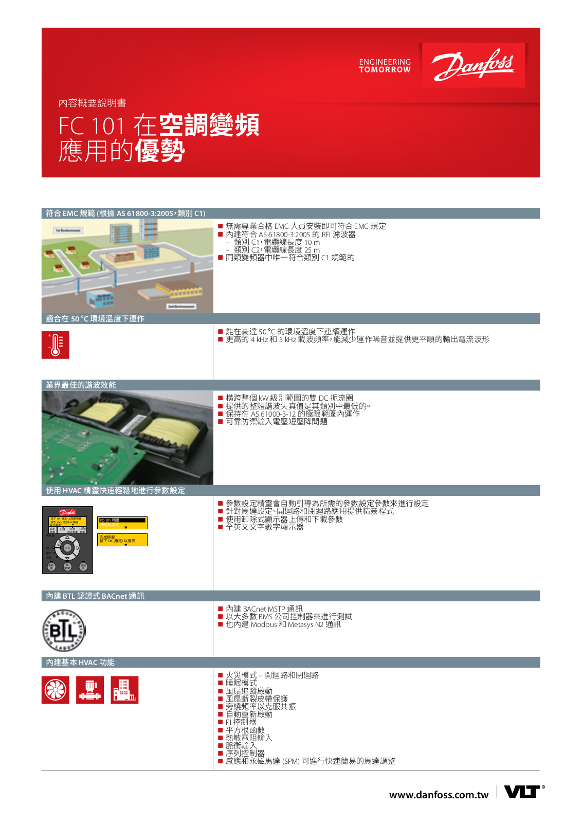 Danfoss FC 101 Fact sheet