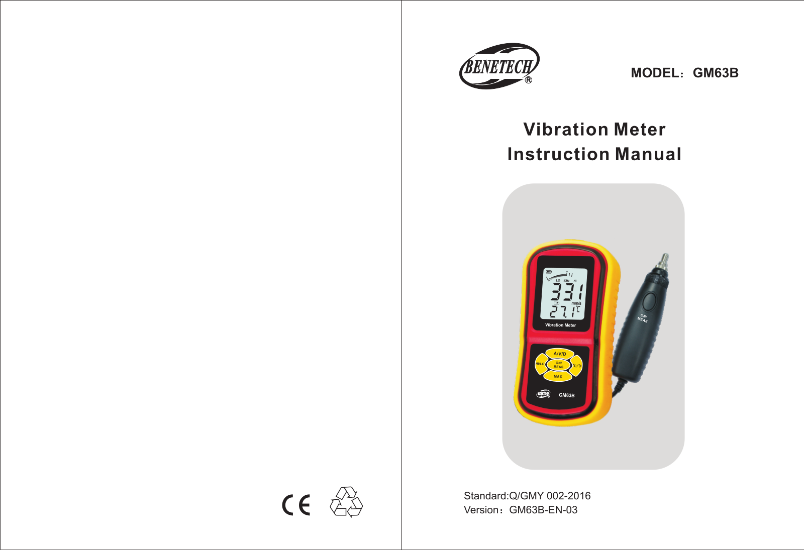 BENETECH GM63B User guide - ManualMachine.com