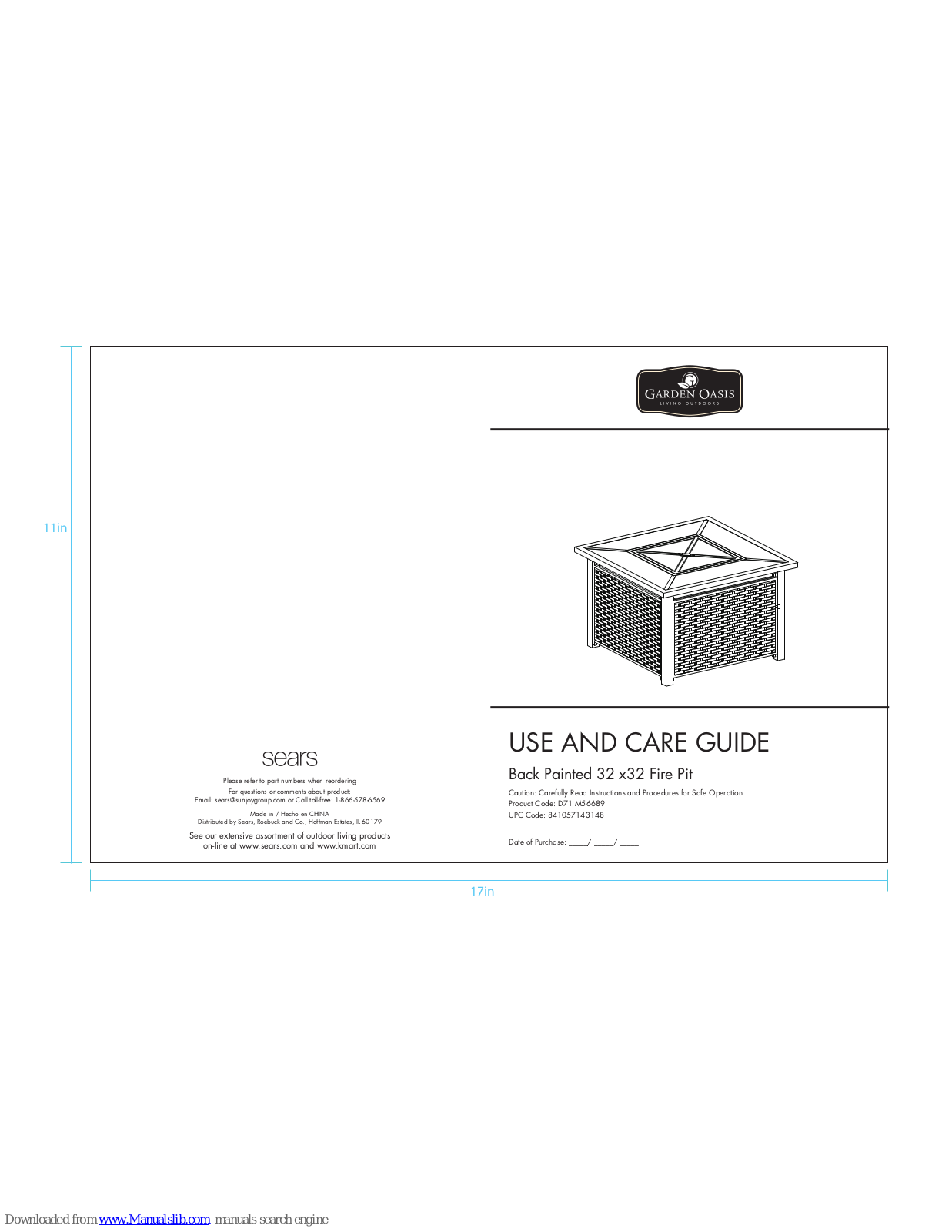 Sears L-DN1737SST-C-T Use And Care Manual