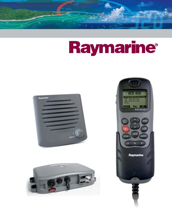 RAYMARINE RAY240E User Manual