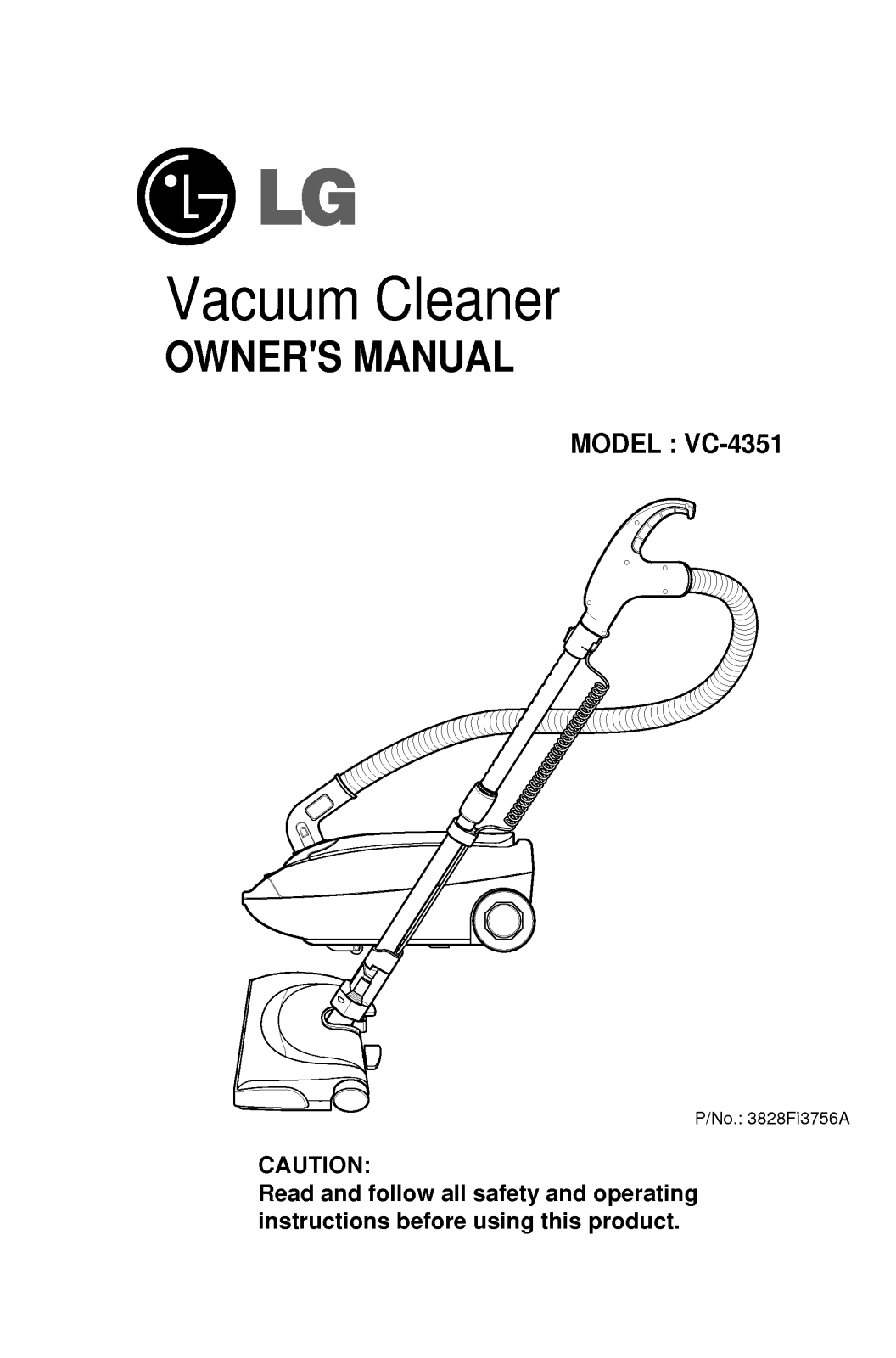 LG VC-4351 User Manual