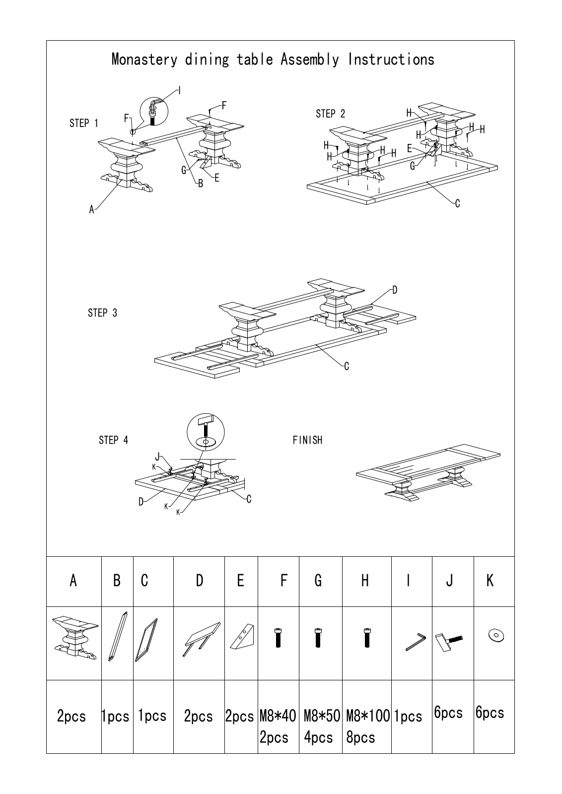 Essentials for Living 8040SGRYPNE Assembly Guide