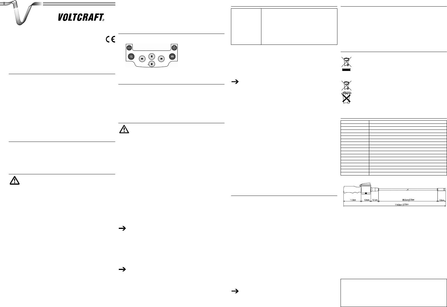 VOLTCRAFT BS-30 SD User guide