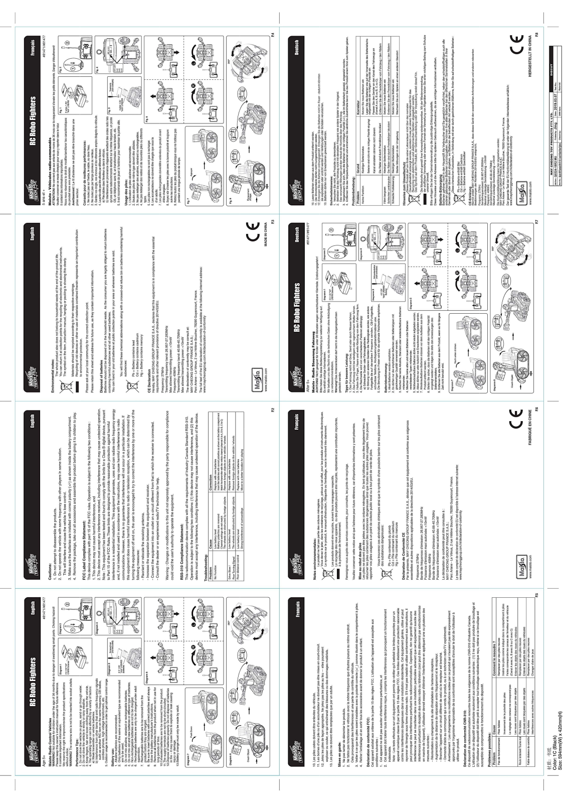 May Cheong Toy Fty 18786RC27 User Manual