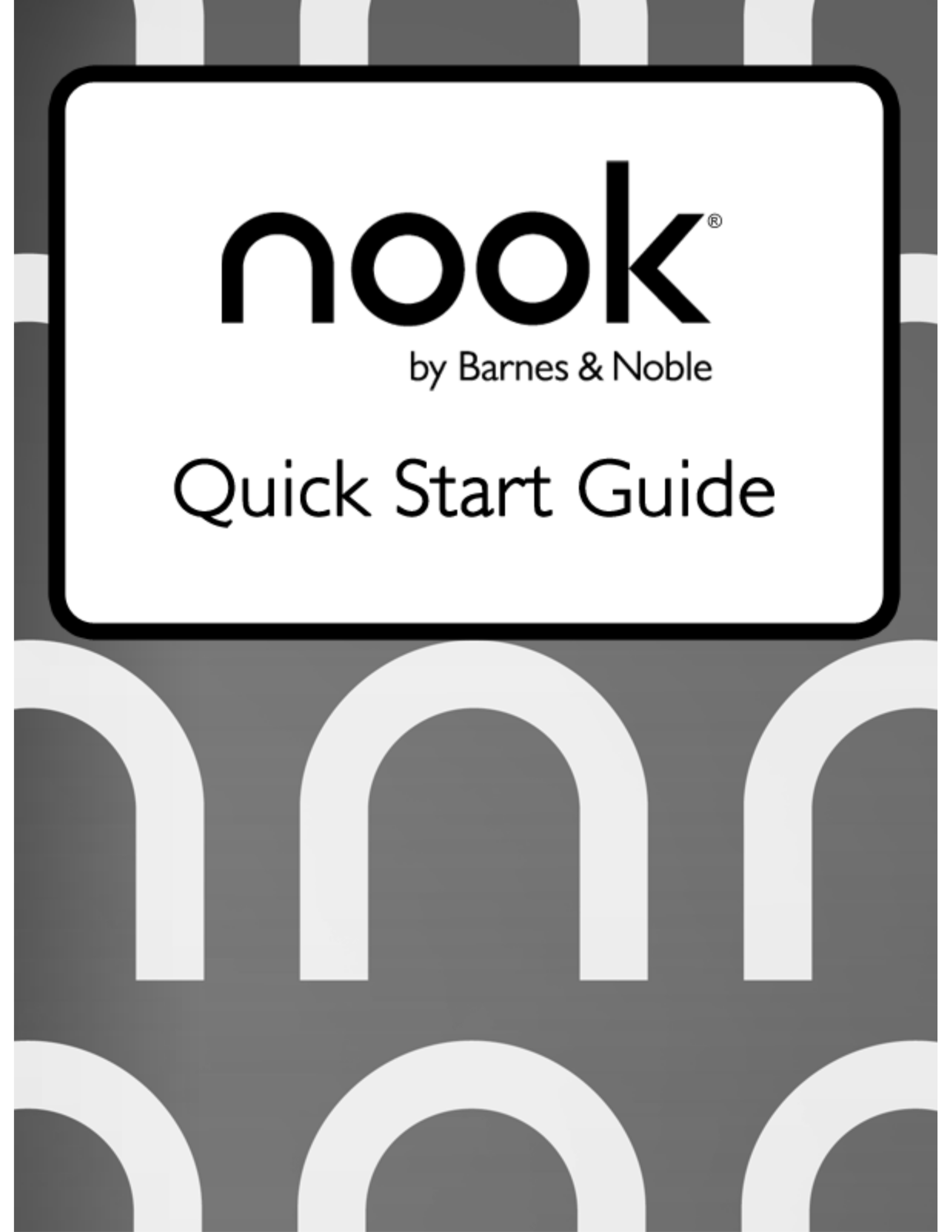 BARNES & NOBLE Nook Simple Touch GlowLight User Manual