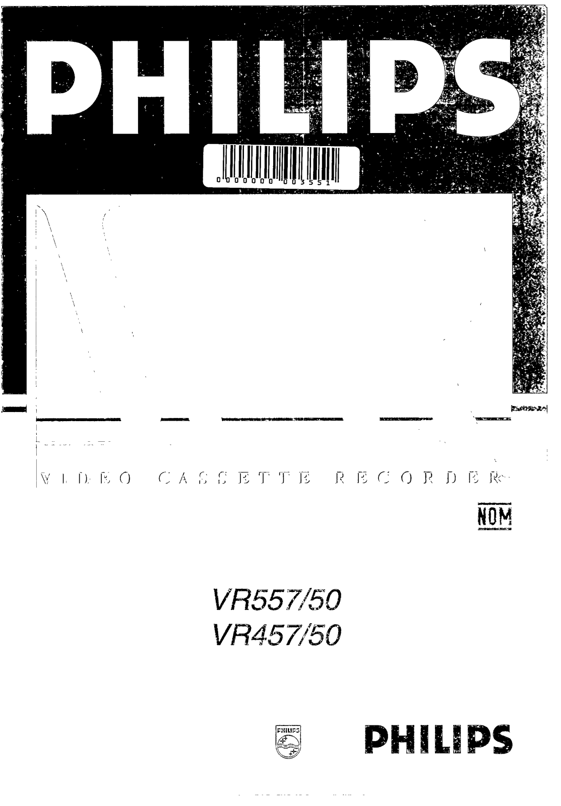 Philips VR557/50, VR457/50 User Manual