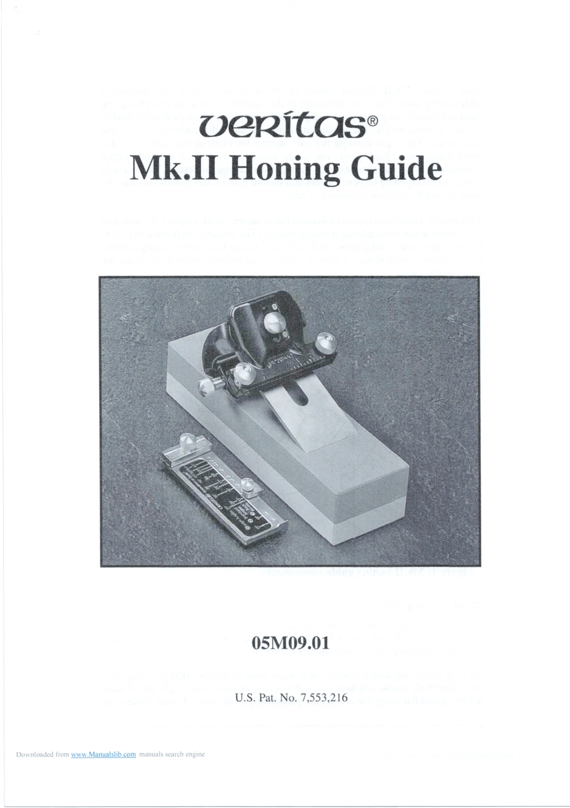 Veritas Mk II 05M09.01 User Manual