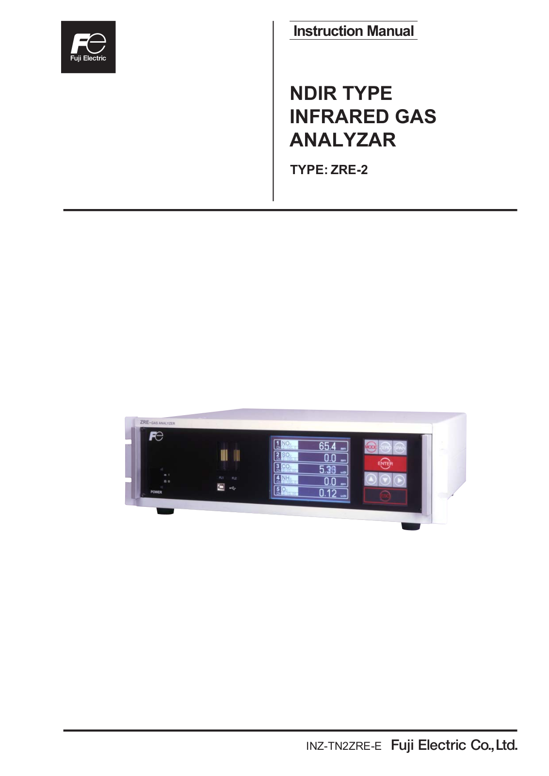 Fuji Electric ZRE-2 Instruction Manual
