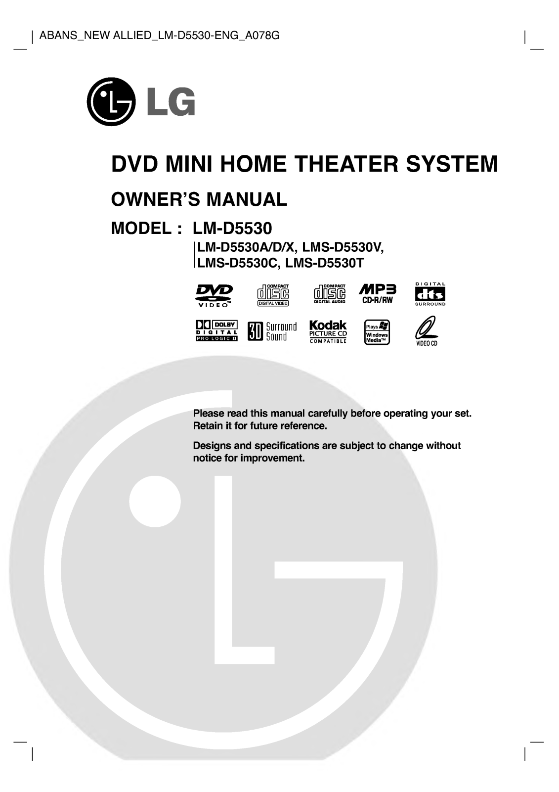 LG LM-D5530A User Manual