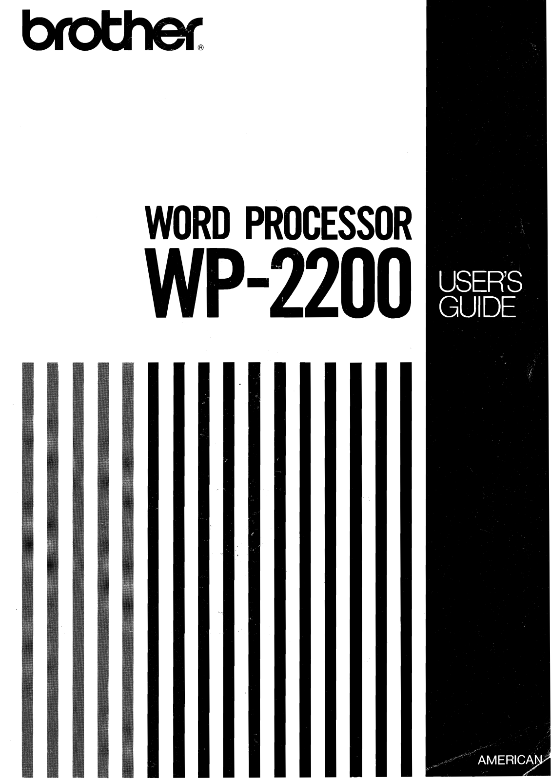 Brother WP-2200 User Manual