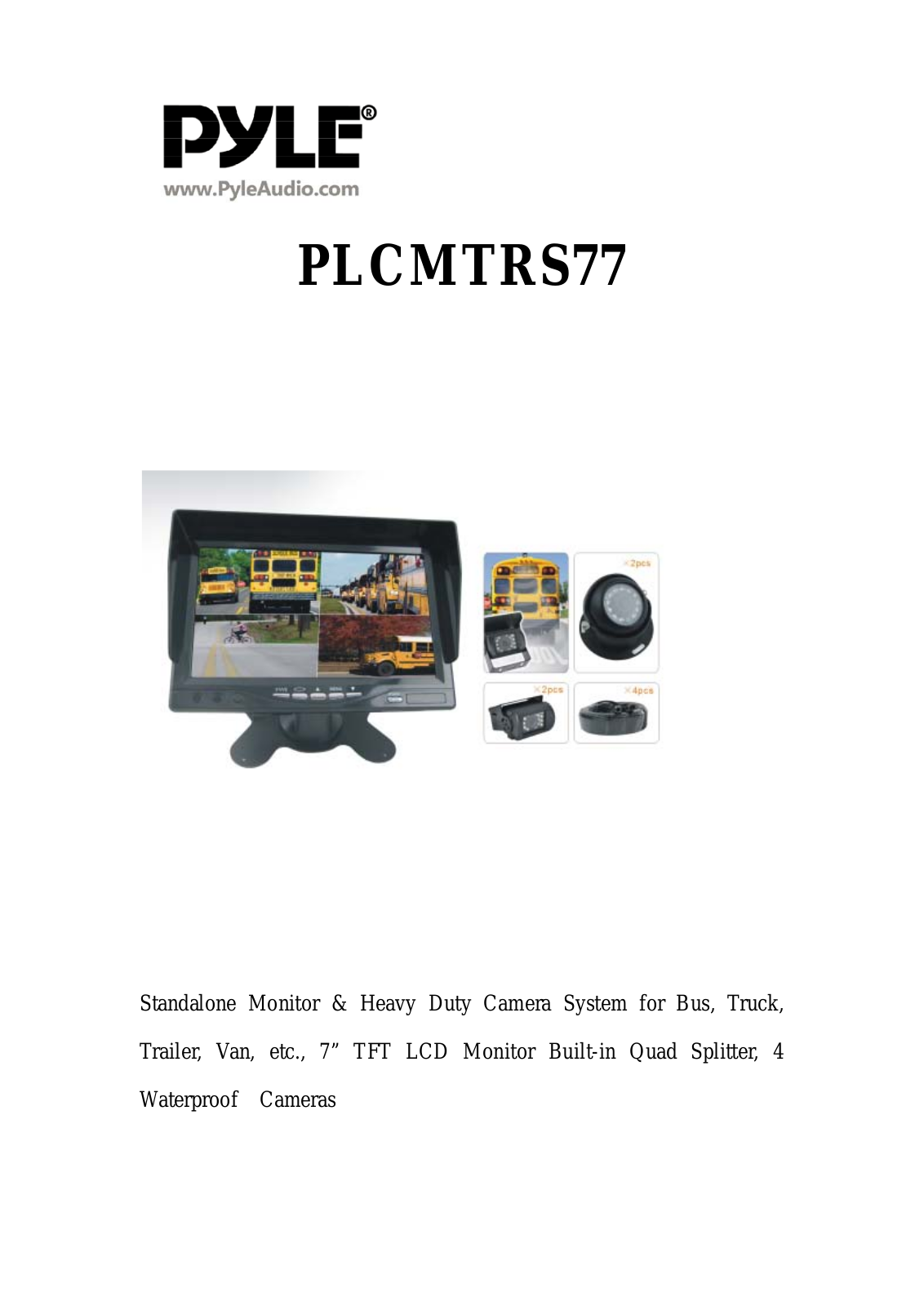 Pyle PLCMTRS77 User Manual