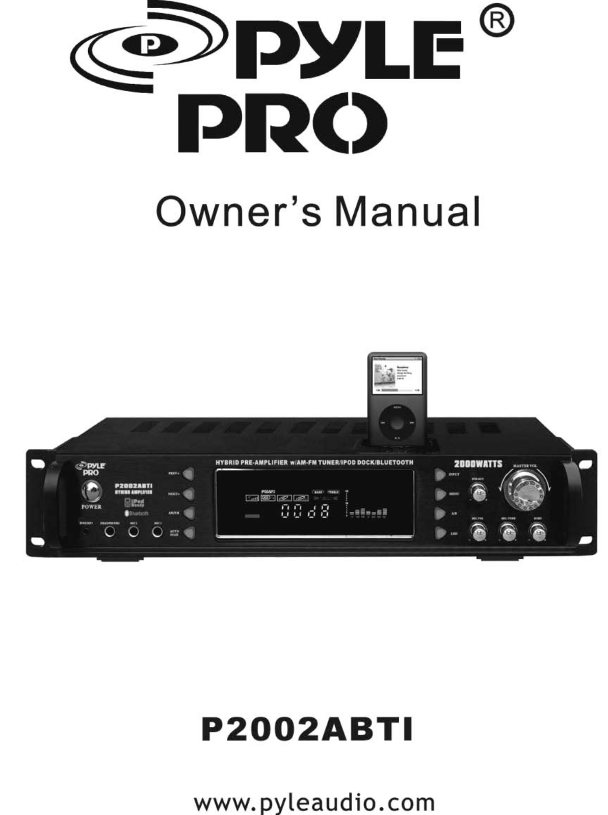 Pyle Pro P2002ABTI User manual - ManualMachine.com