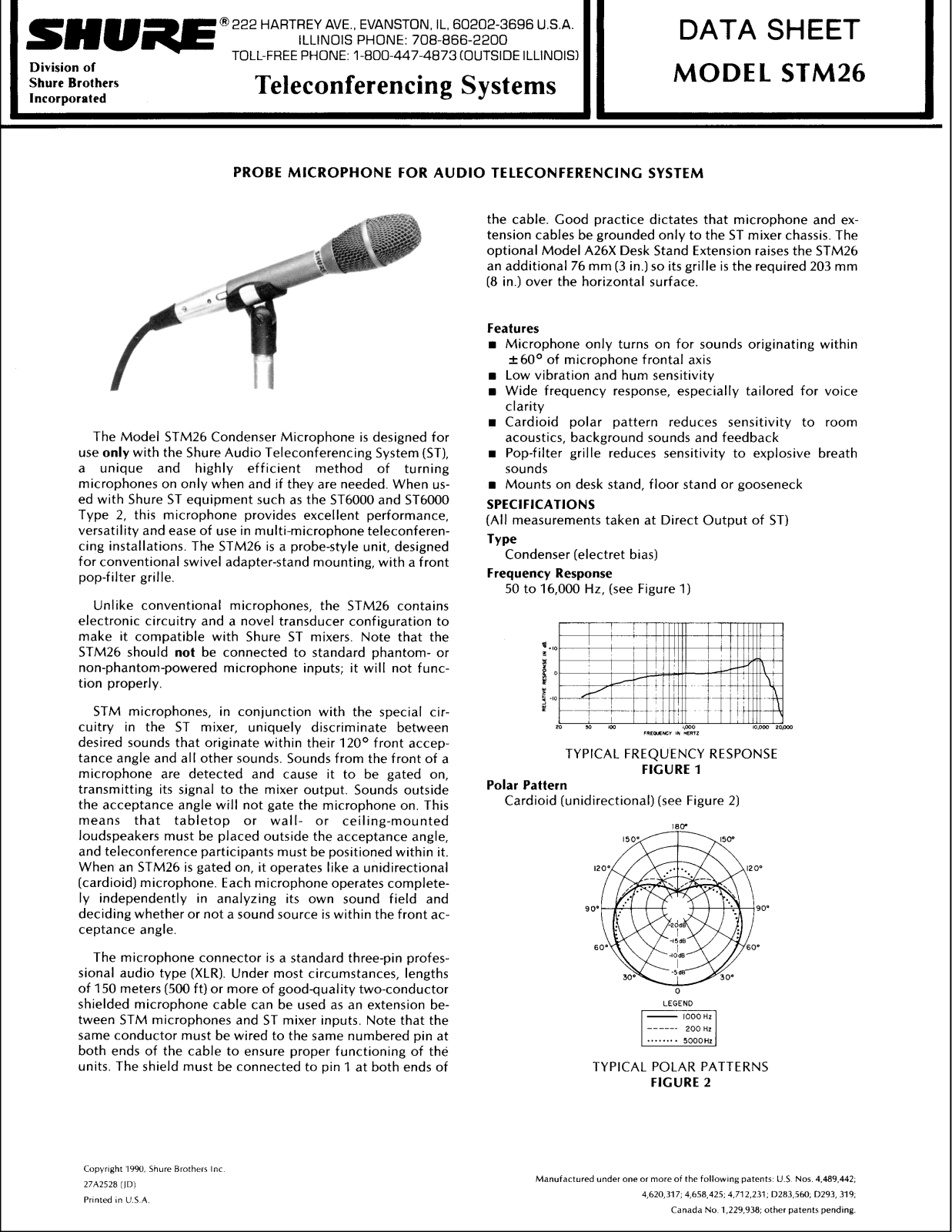 Shure STM26 User Guide