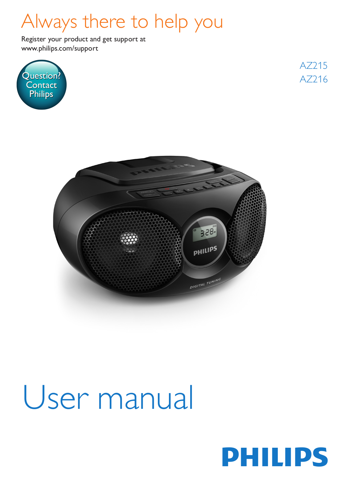 Philips AZ215S/05 User Manual