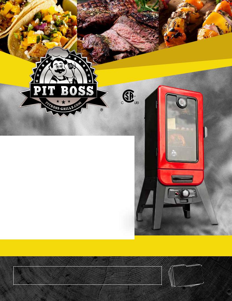 Pit boss PBV3G1 User Manual