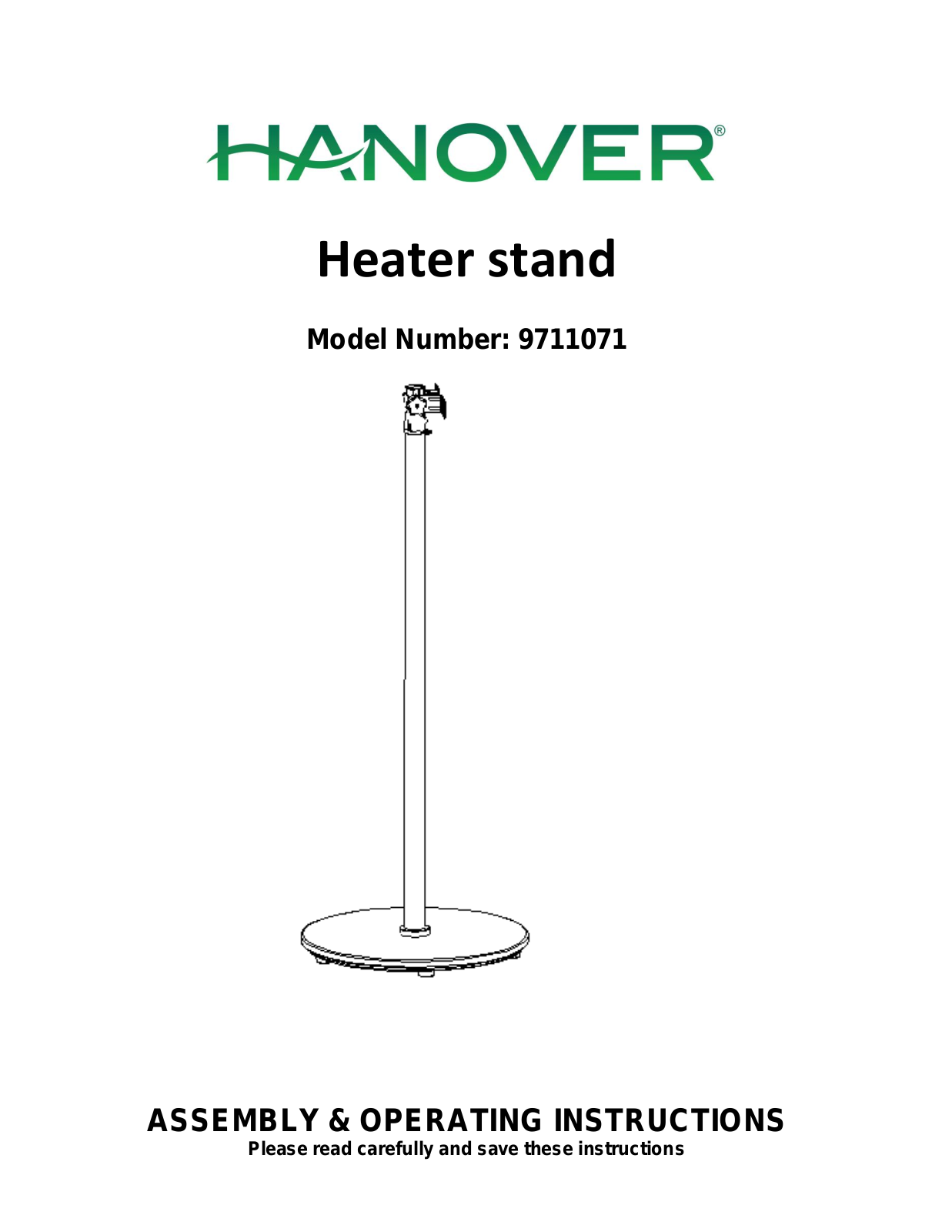 Hanover GMLB1153 Installation & Assembly - ManualMachine.com