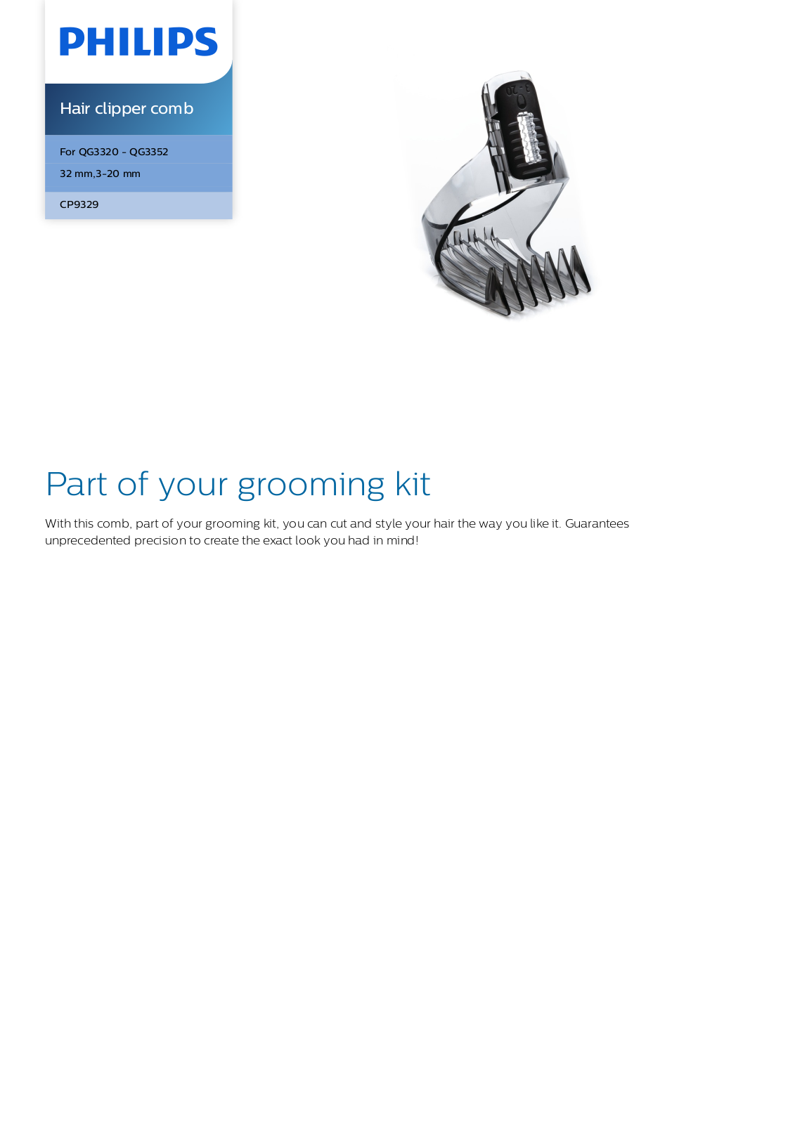 Philips CP9329/01 leaflet - ManualMachine.com