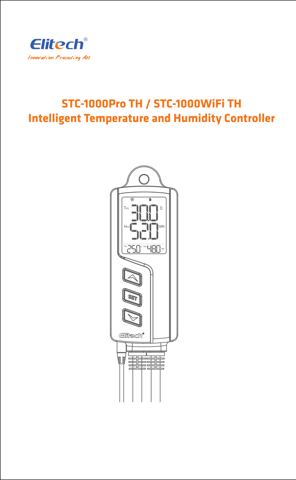 Elitech STC-1000Pro TH User Manual