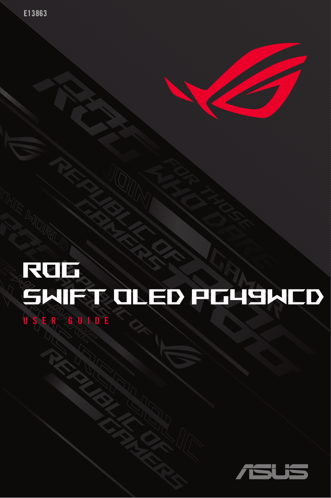 ASUS ROG SWIFT OLED PG49WCD User guide - ManualMachine.com