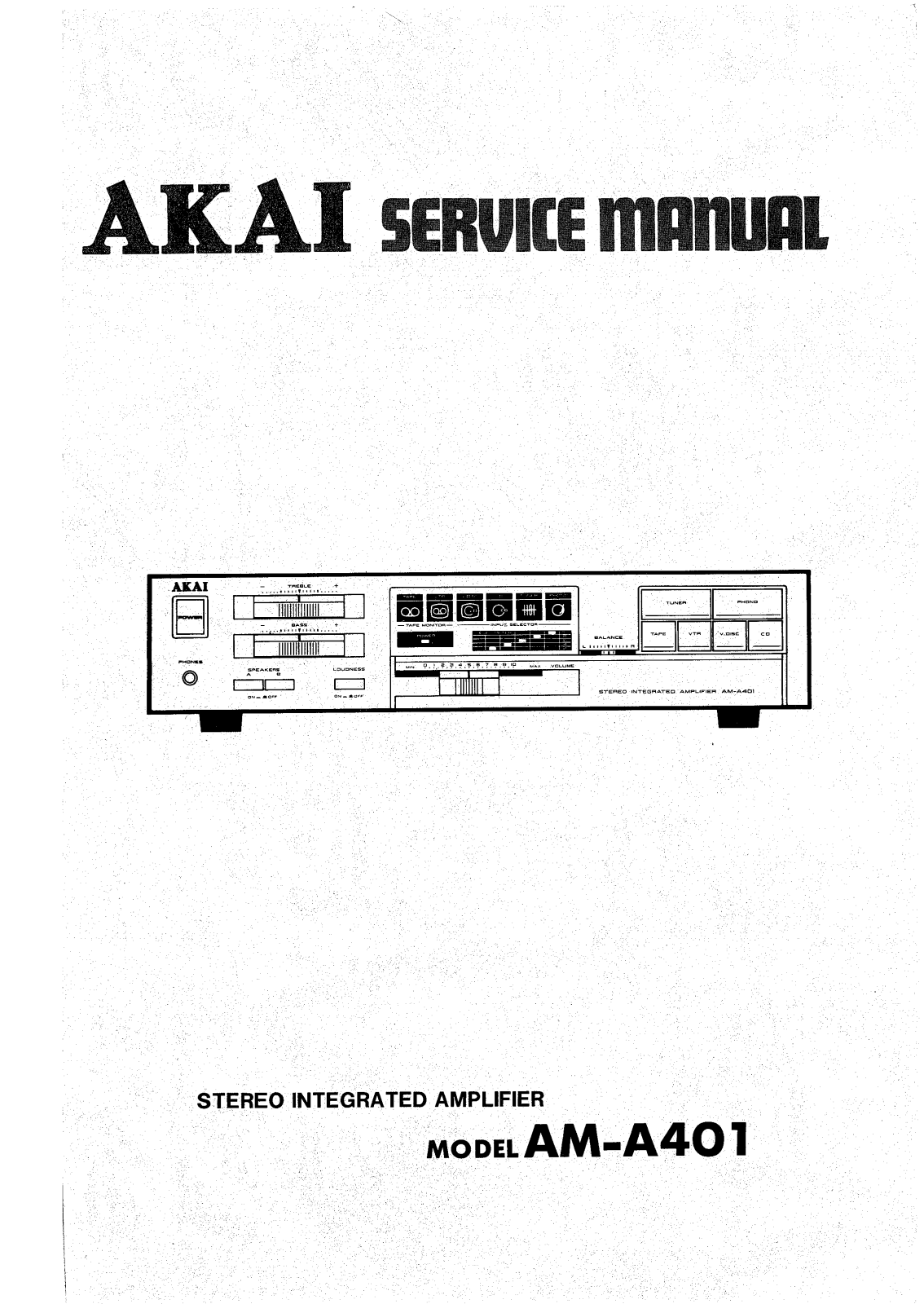 Akai AM-A401 Service Manual