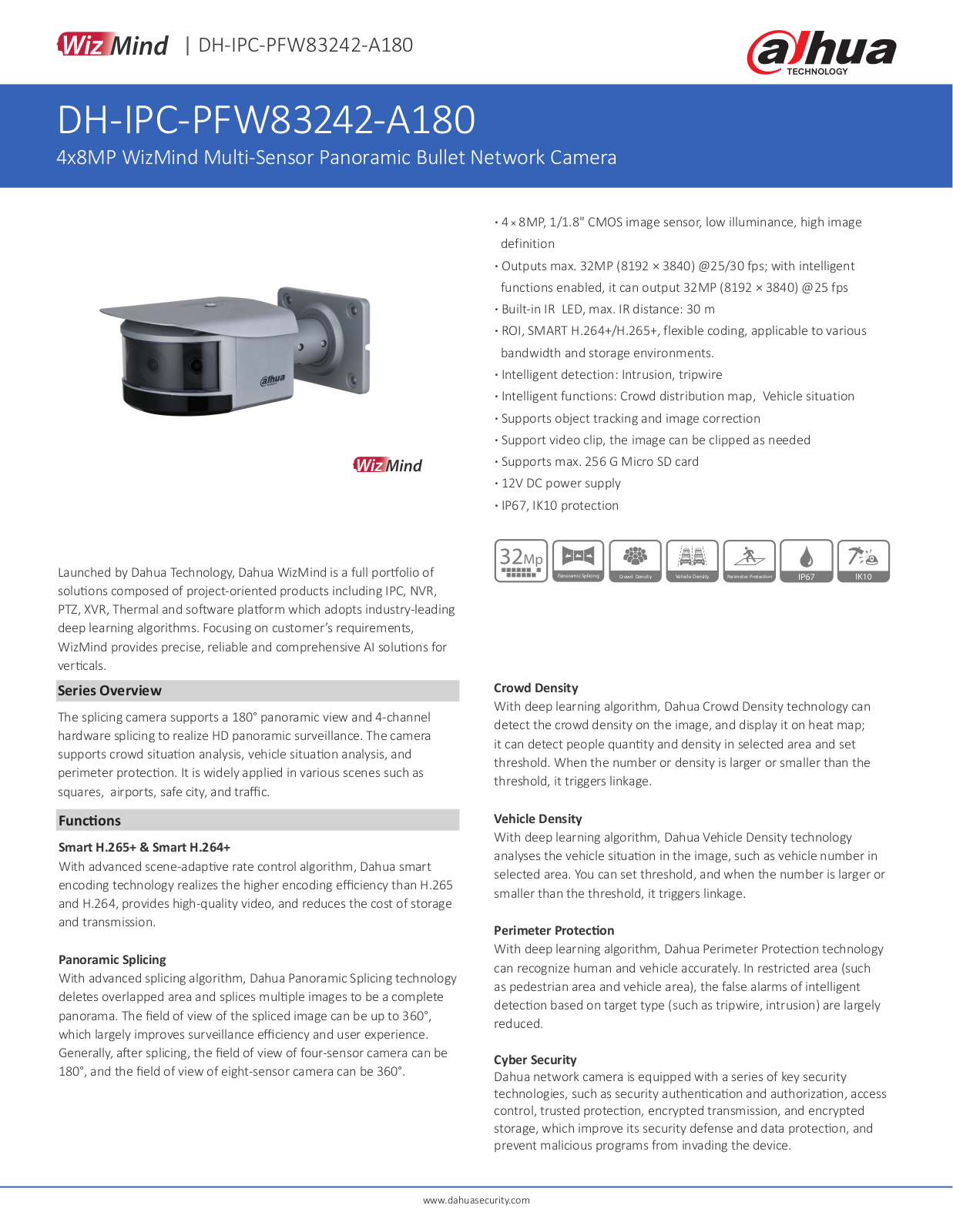 Dahua DH-IPC-PFW83242-A180 User Manual