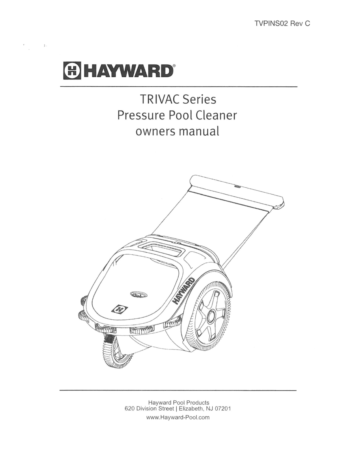 Hayward TRIVAC Owner's Manual