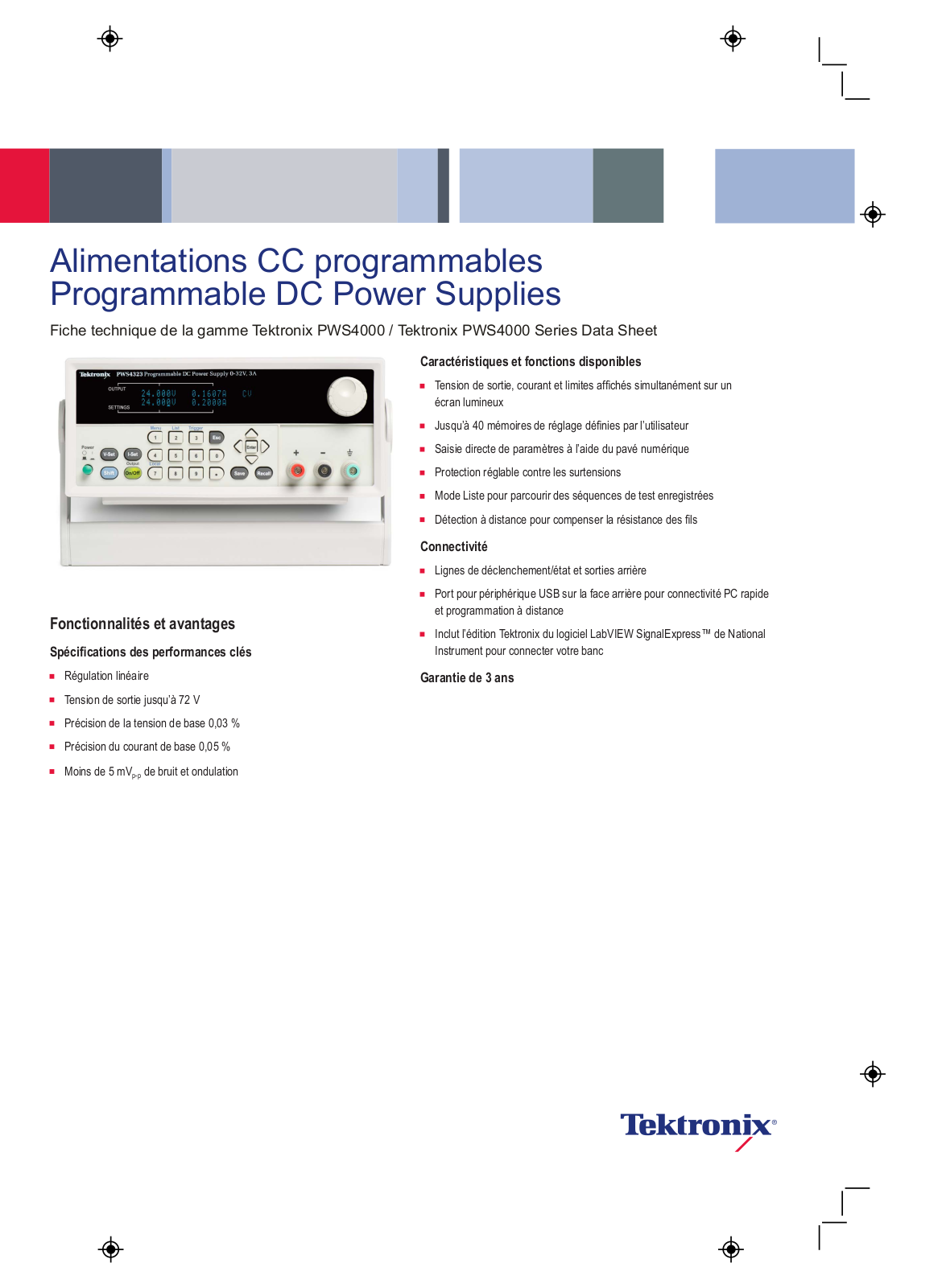 TEKTRONIX PWS4000 User Manual