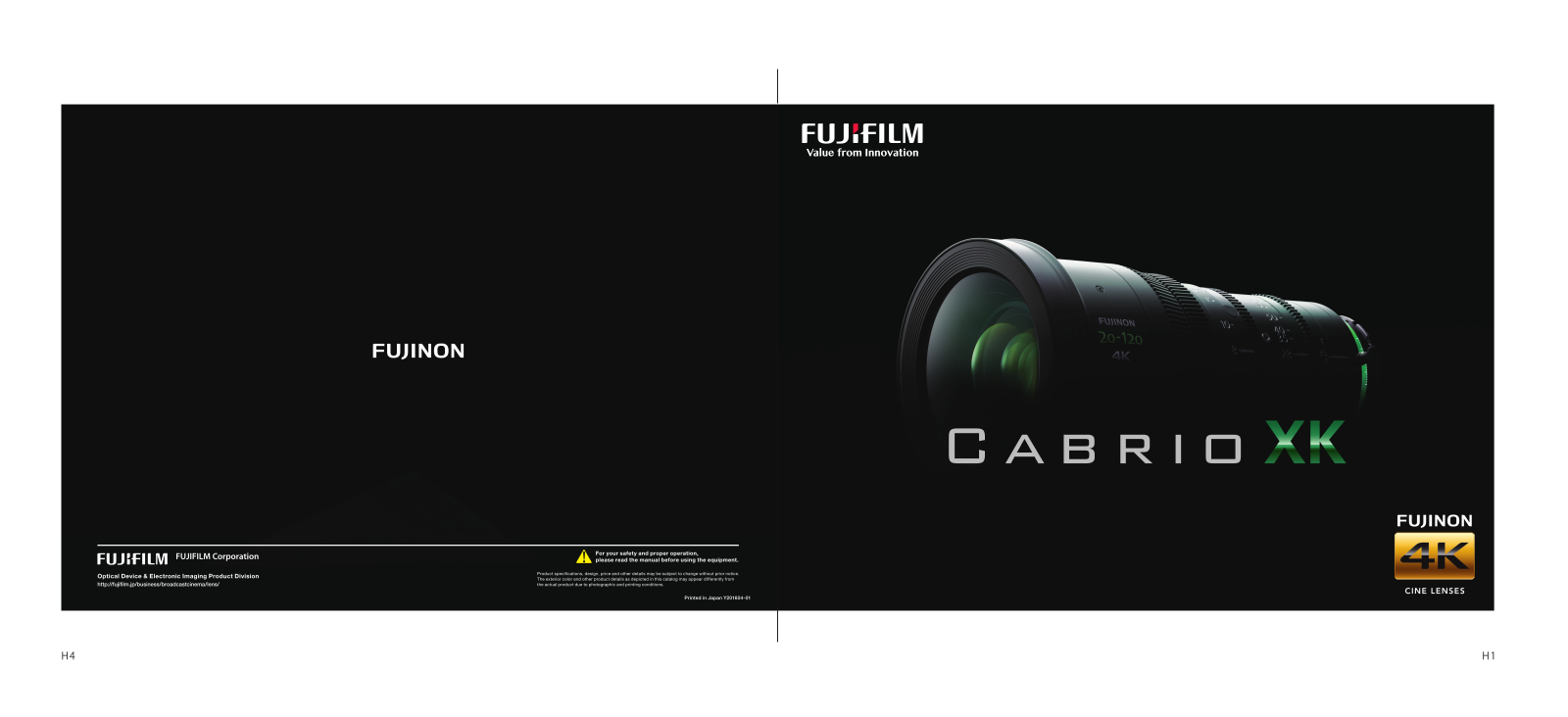 Fujinon Cabro XK User Manual