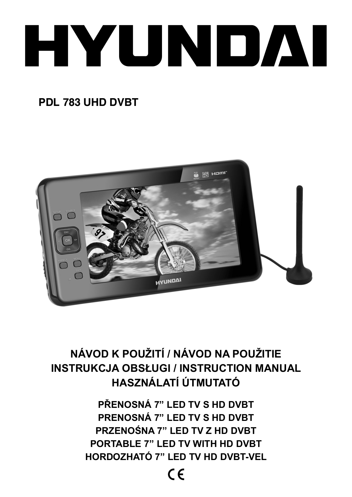 Hyundai PDL783 UHDDVBT User Manual