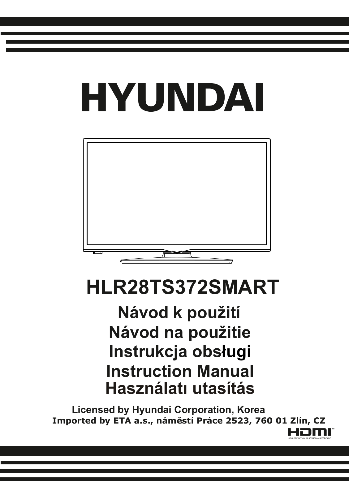 Hyundai HLR 28TS372 SMART User Manual