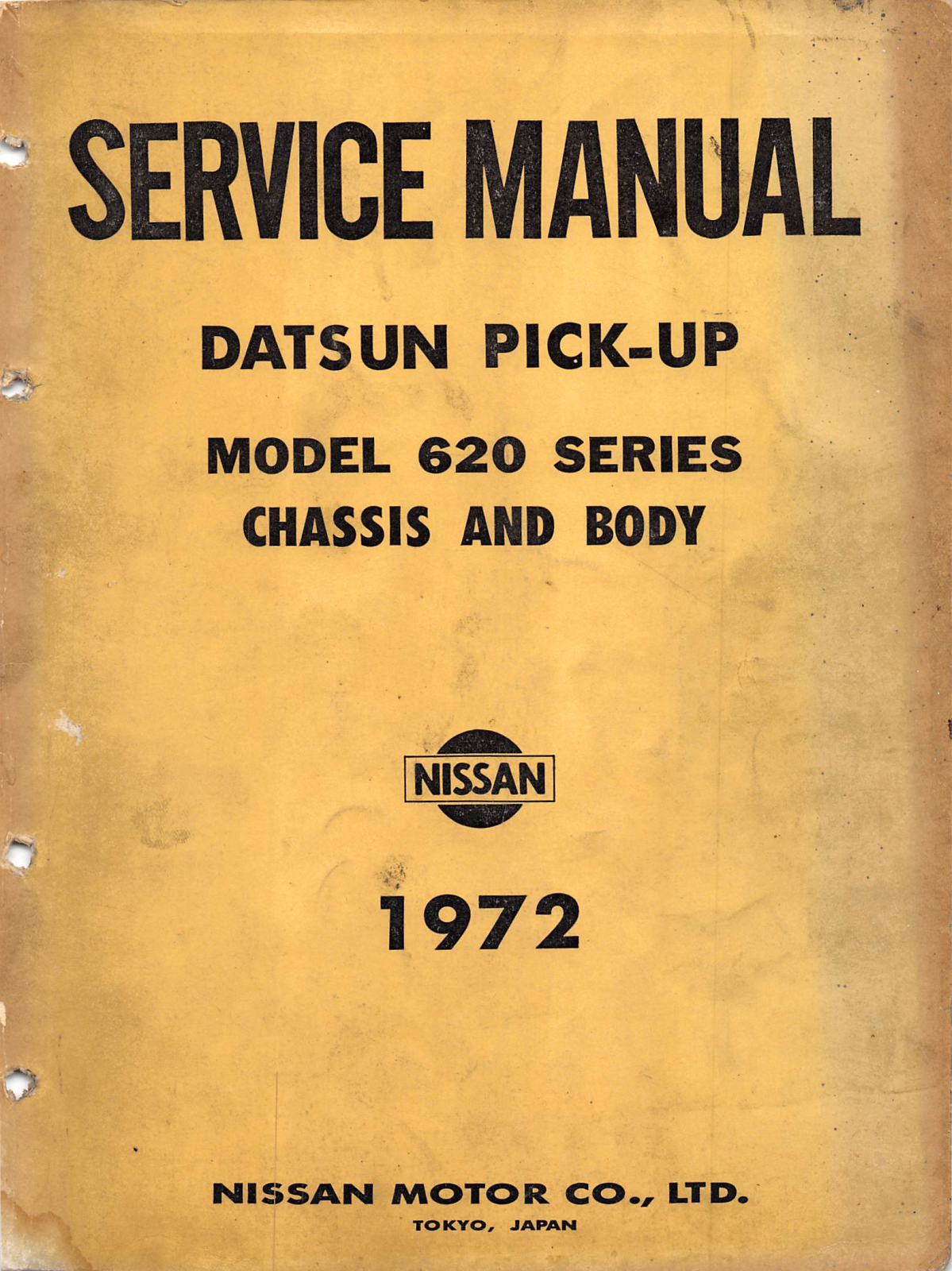 Nissan King Cab 1972 User Manual