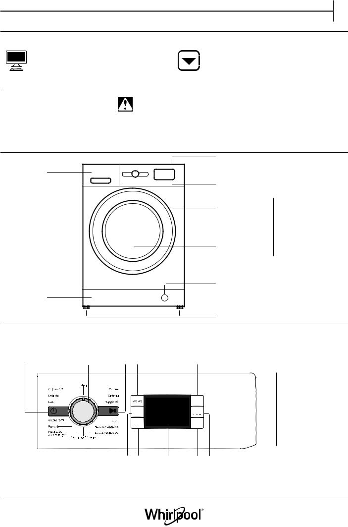 WHIRLPOOL FWDG97168WS IT Daily Reference Guide