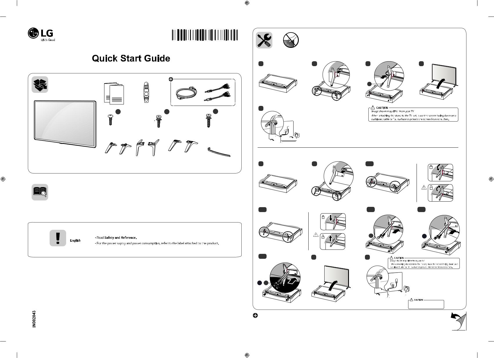 LG 55UK6500PTC QUICK SETUP GUIDE