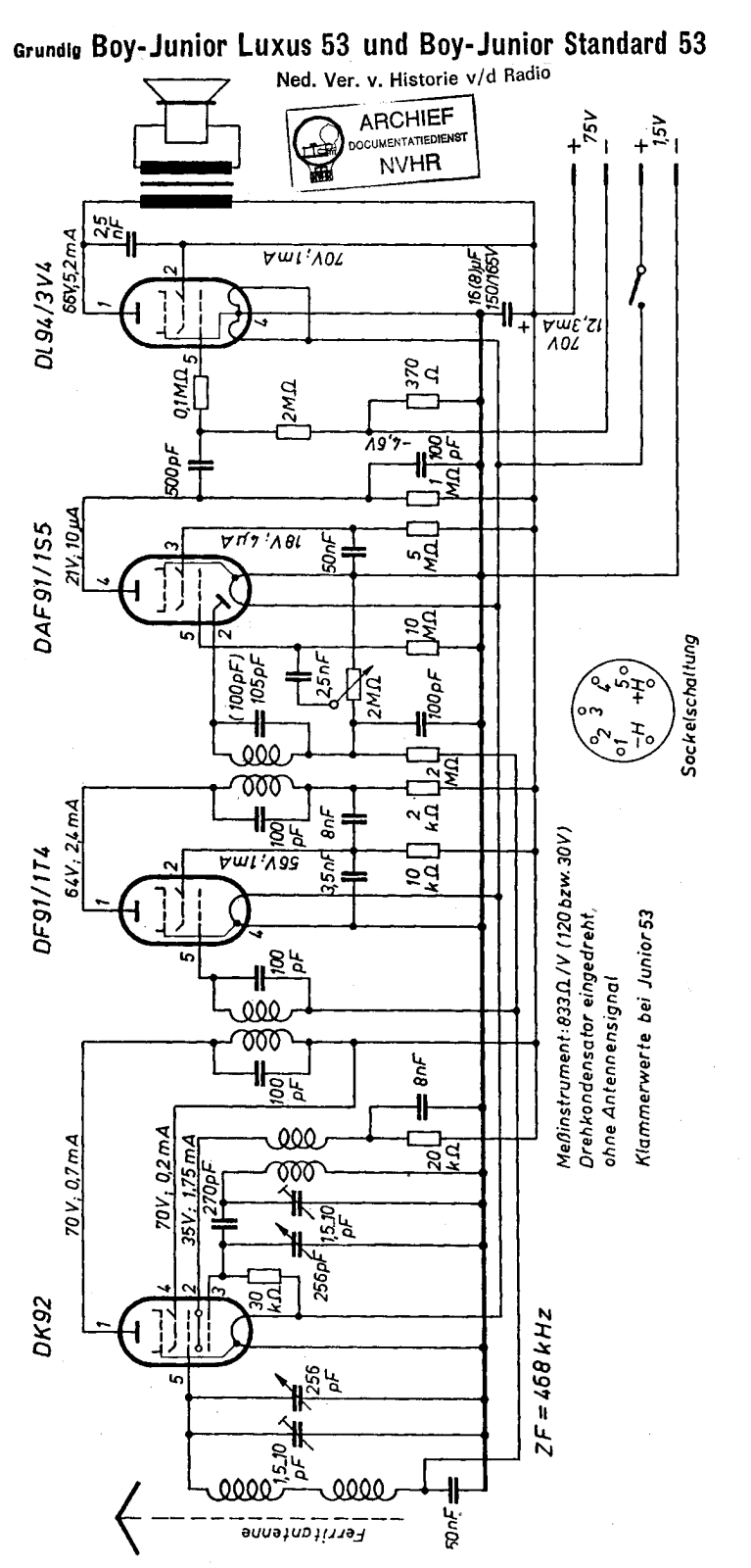 Grundig BoyJuniorStandard53 Schematic - ManualMachine.com