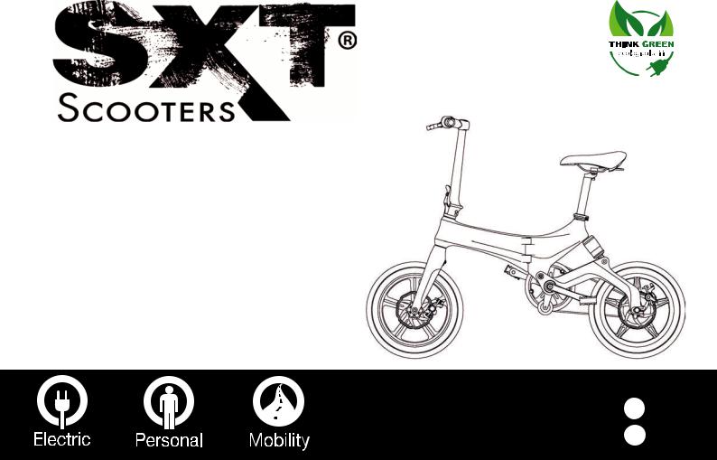 SXT SCOOTERS Velox operation manual