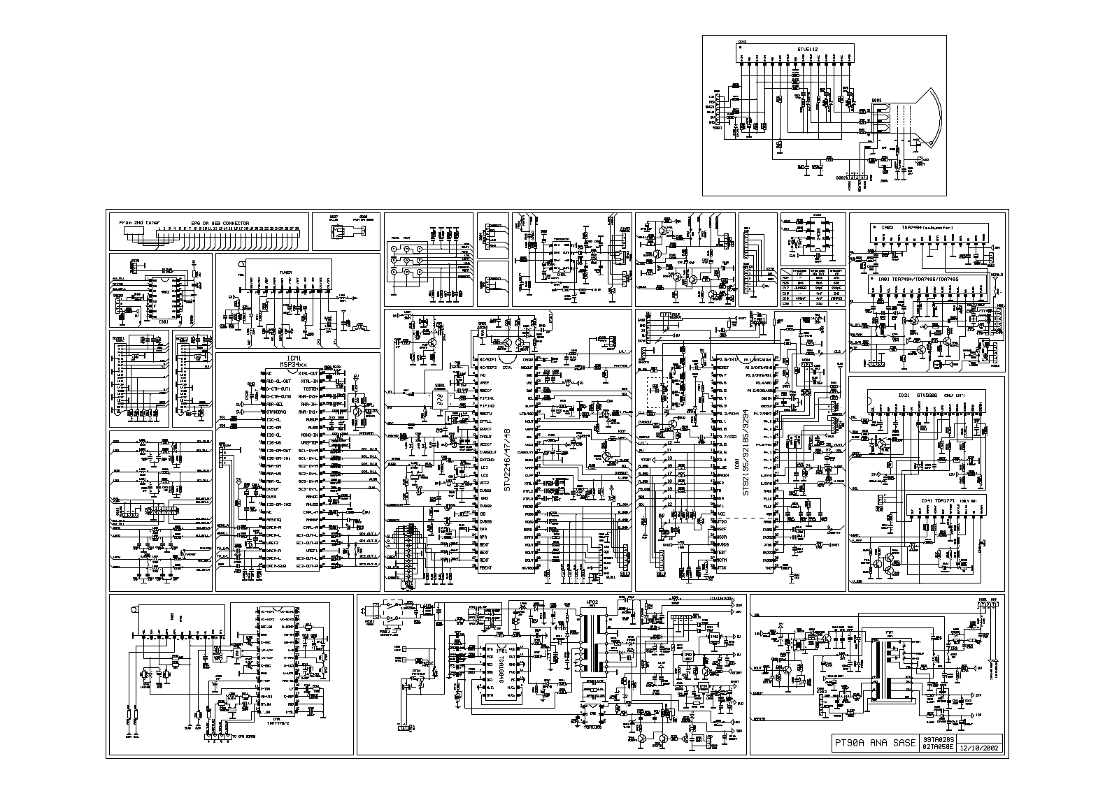 Orion t2155, t2835, t2020mtx Schematics