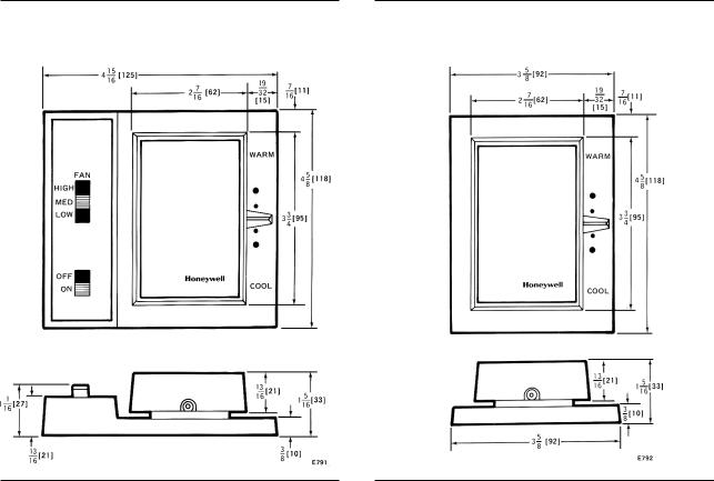 Honeywell T4039 Product Information Sheet