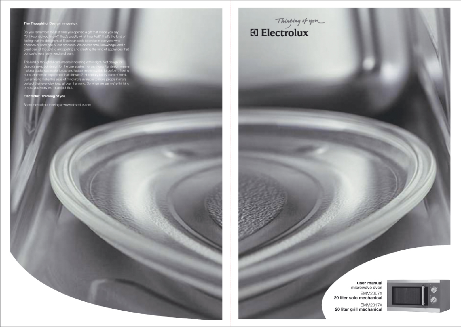 Electrolux EMM2007X, EMM2017X User Manual