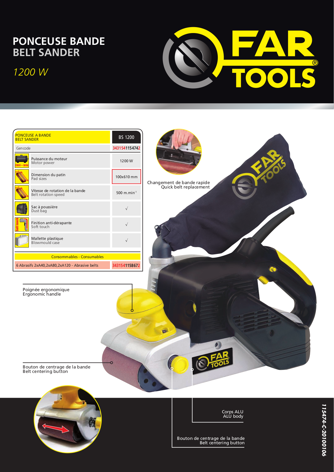 FARTOOLS BS 1200 User Manual