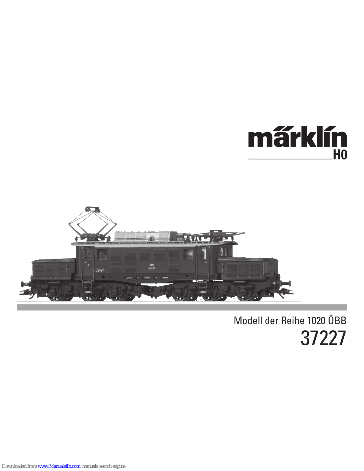 marklin 37227 User Manual