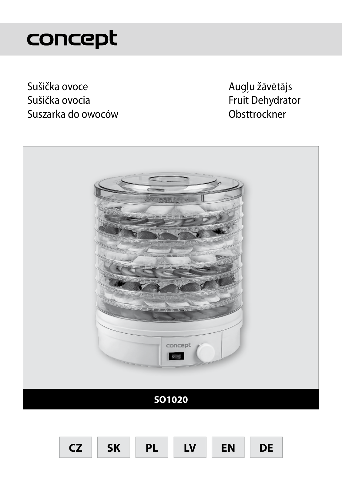 Concept SO-1020 User Manual