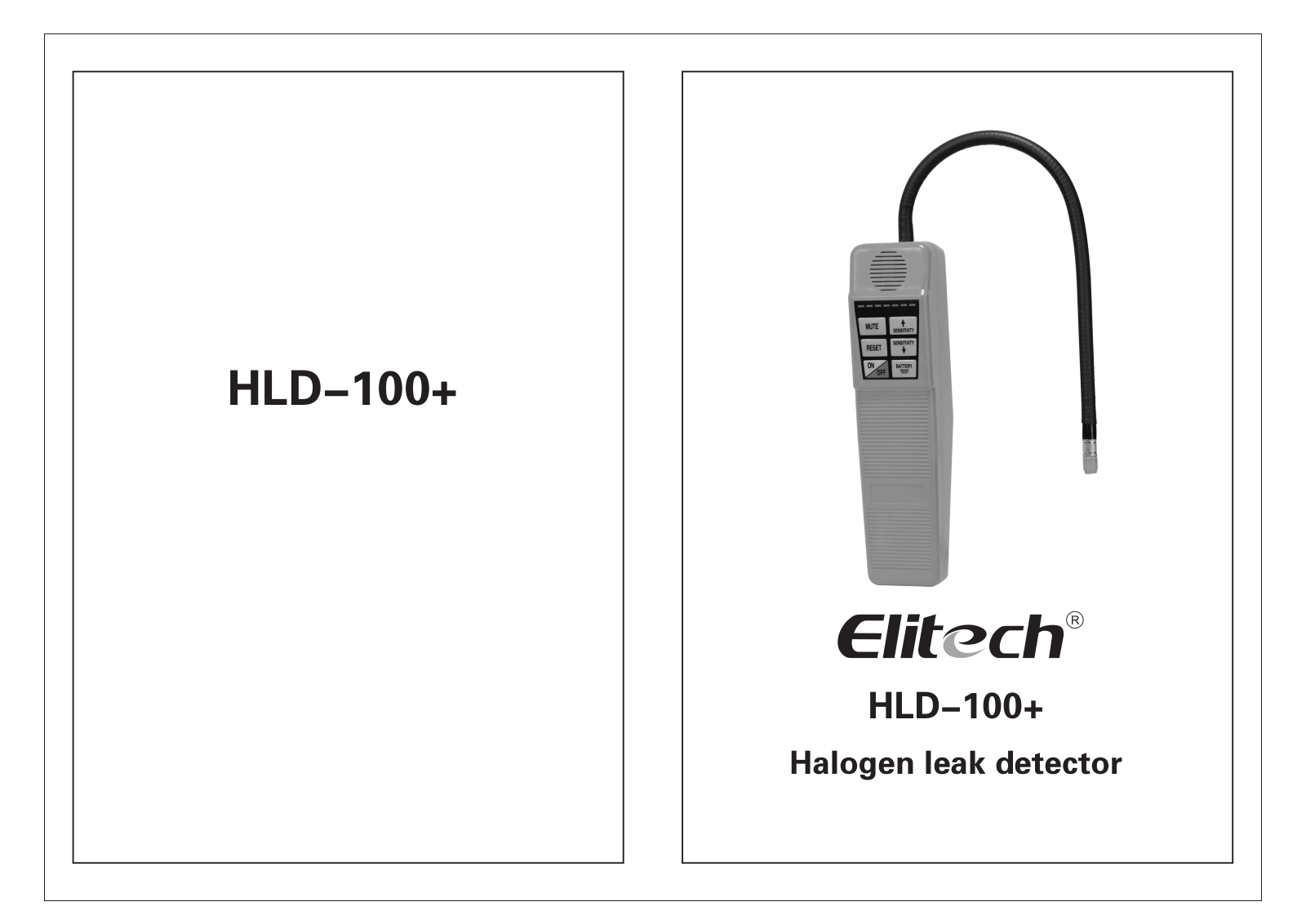 Elitech HLD-100+ User Manual