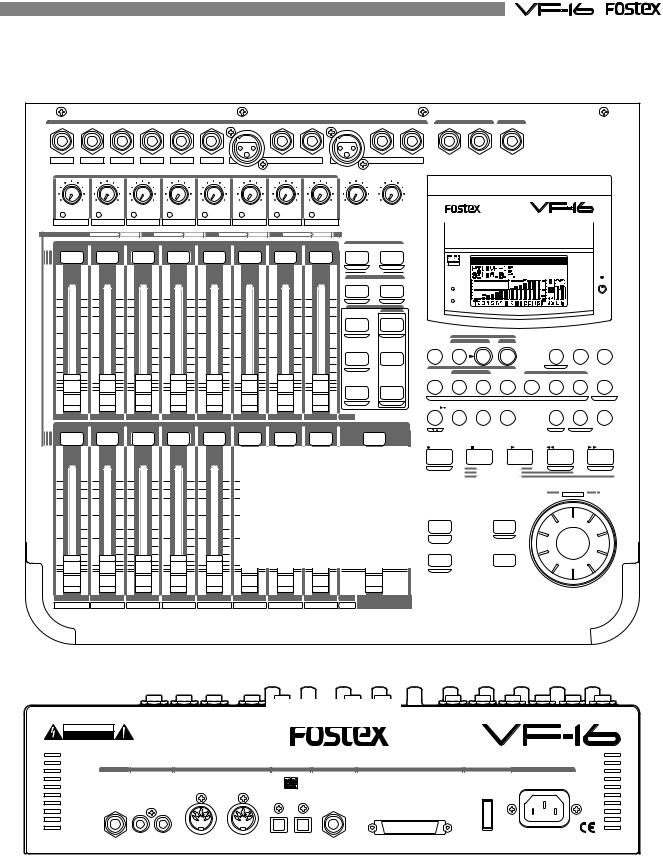 Fostex VF-16 Owners Manual