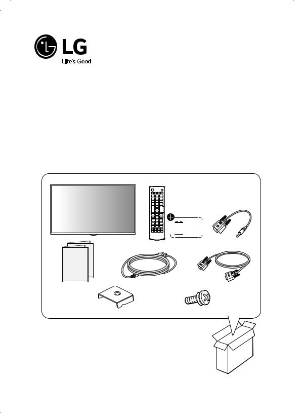 LG 65SM5B-B QUICK SETUP GUIDE